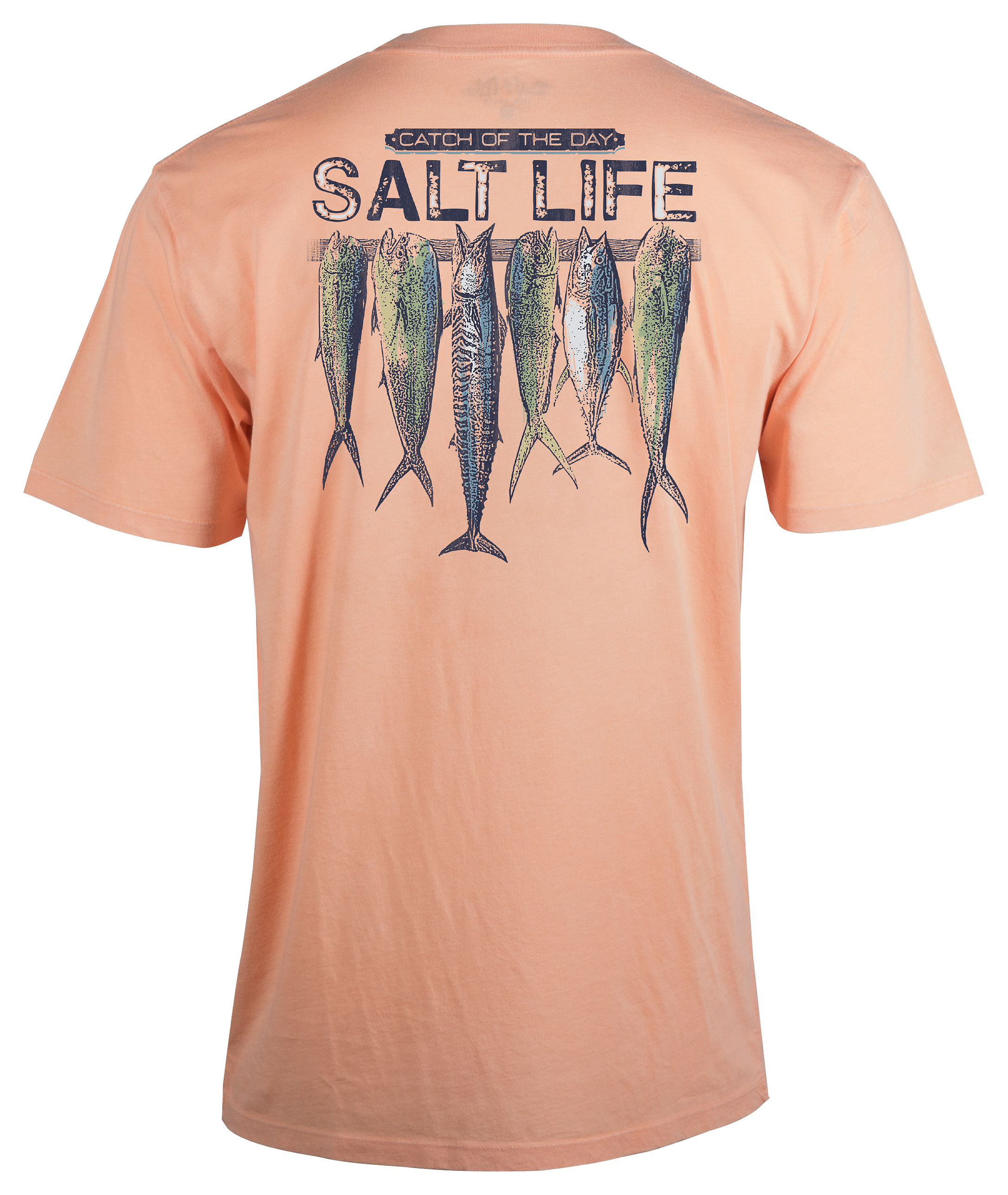 Salt Life Stringer Salt Wash Fishing Short-Sleeve Pocket T-Shirt for ...